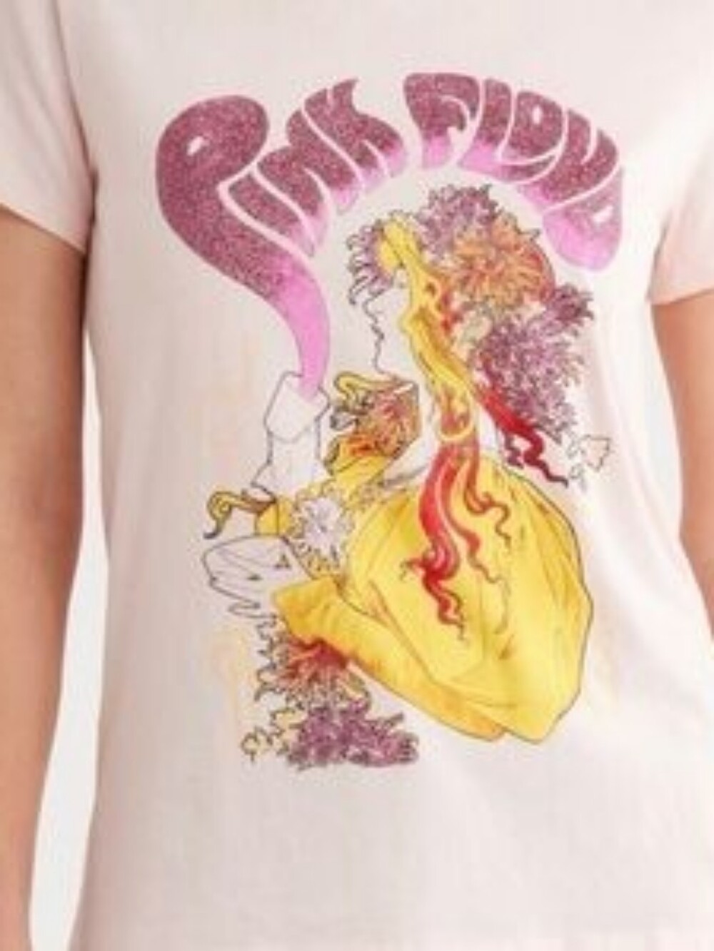 Lucky Brand Pink Floyd Graphic Tee Size Medium